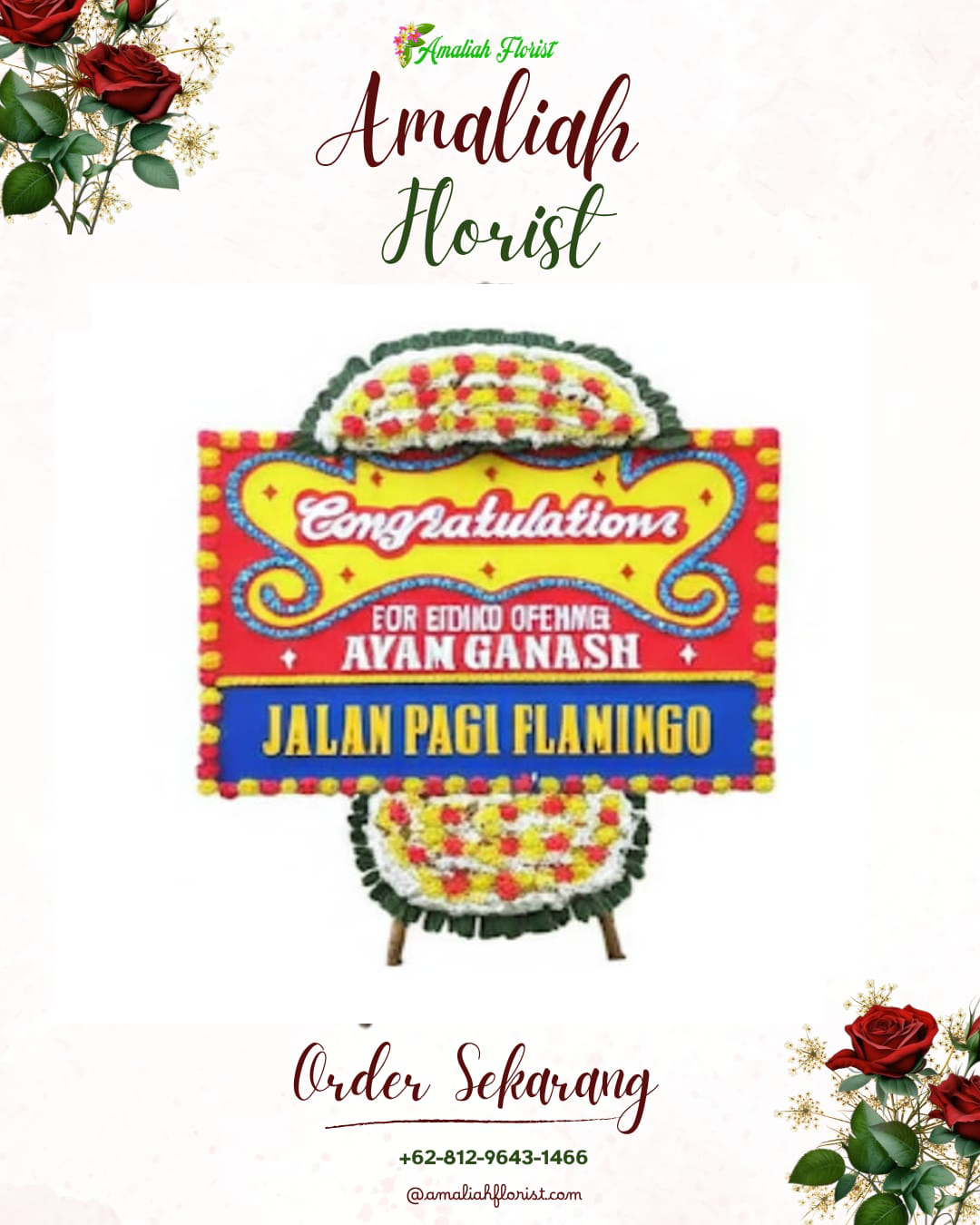Sewa Papan Bunga Tanggulangin